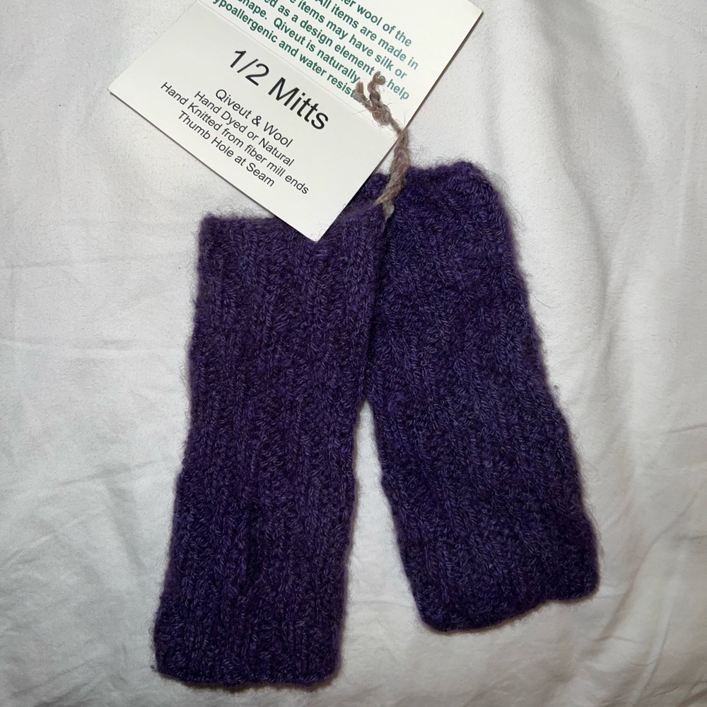 Qiveut & Wool 1/2 Mitts